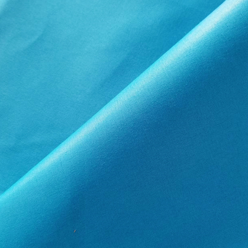 TMIE-08-1-1 70GSM 122CM Košeľový odev Mäkká a lesklá tkanina 100% polyester Materiál farbený leštenou polyesterovou popelínovou tkaninou
