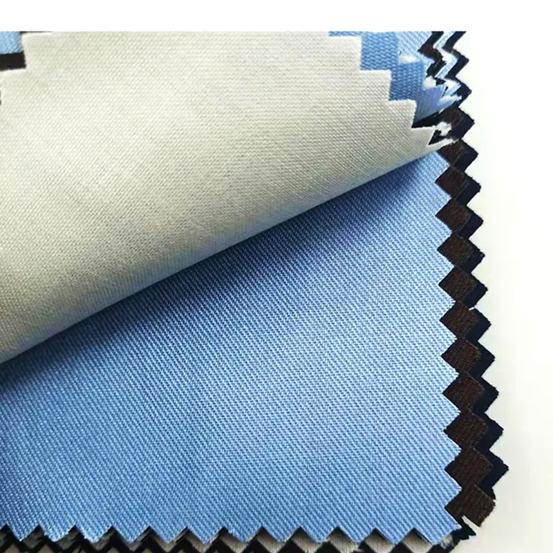 TMIE-08-4-2 Stredná hmotnosť 115GSM farbené farby Polyesterová keprová tkanina s popelínom